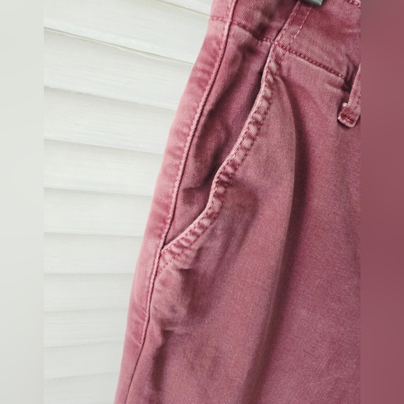 PAIGE Christy Raspberry Drawstring Pants 27 - Picture 7 of 10